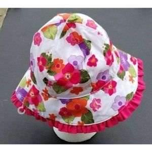 Gymboree Swim Shop 2012 Size 2T-3T Pink Flower Sun Hat
